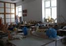 mon poste de travail dans l'atelier de cramique - photo Violaine Chtre-Belle