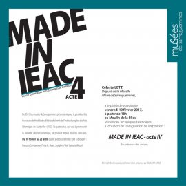 Made in IEAC Acte 4 - 2017